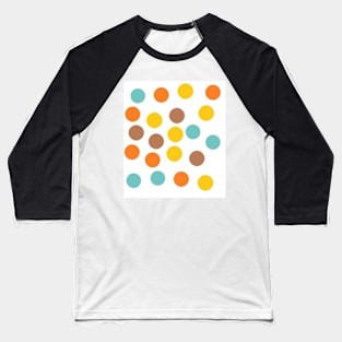 Colorful Circles Baseball T-Shirt